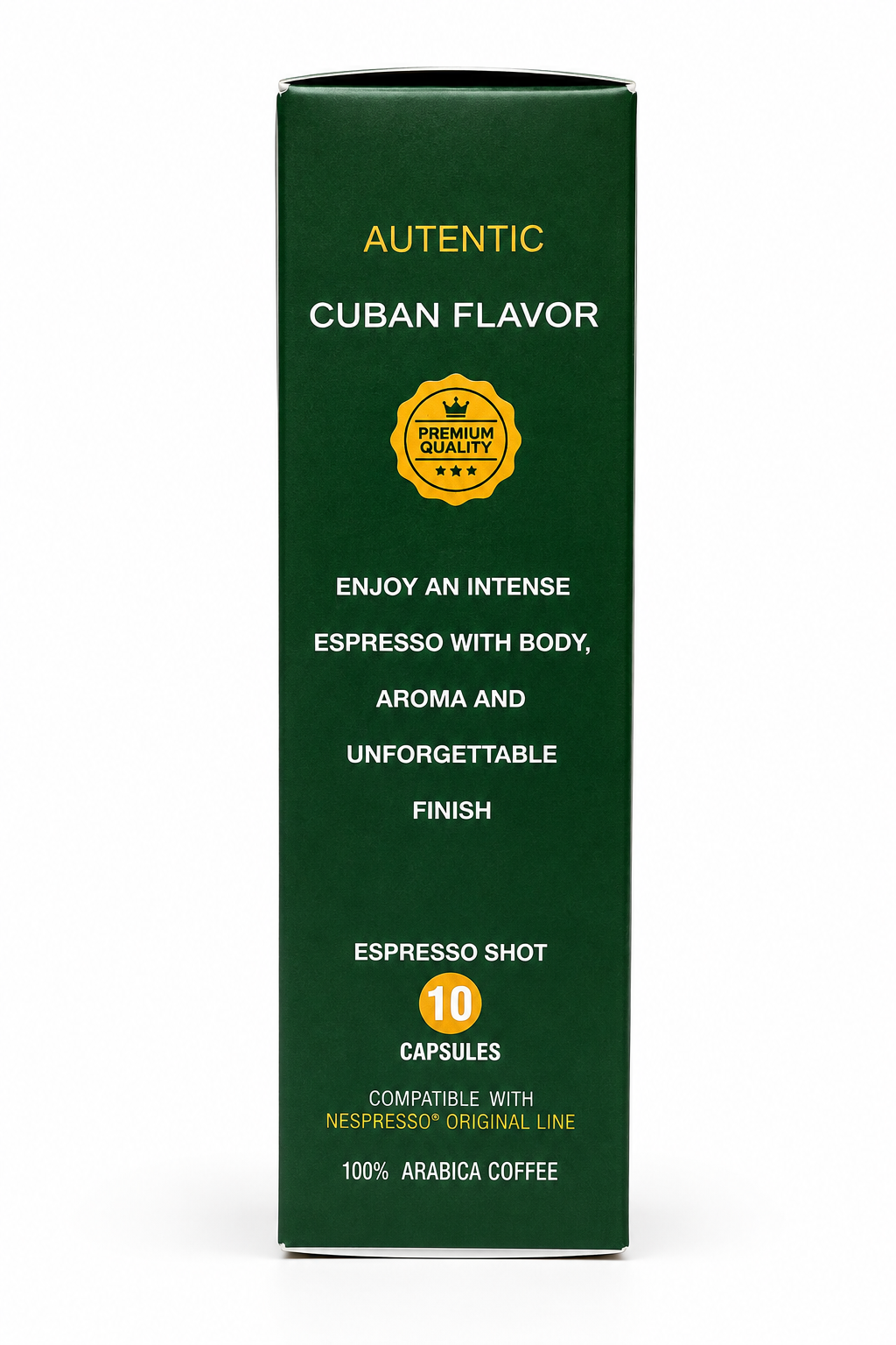 Café Lavandera Espresso Shot Capsules – Intense Cuban-Style Coffee, 10 Count