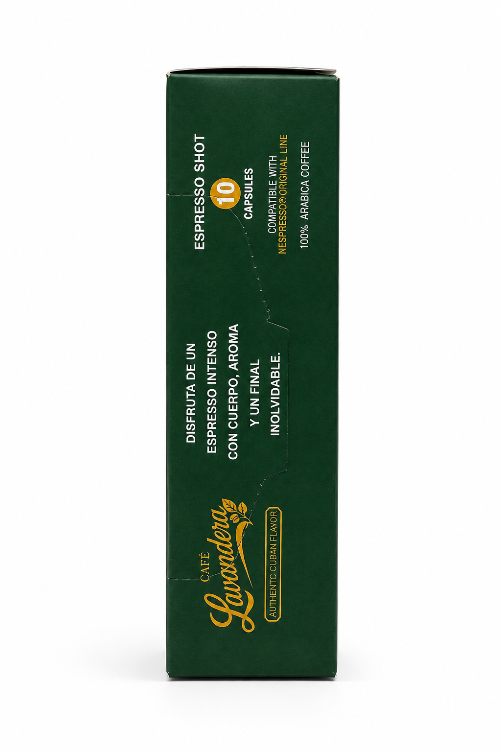 Café Lavandera Espresso Shot Capsules – Intense Cuban-Style Coffee, 10 Count